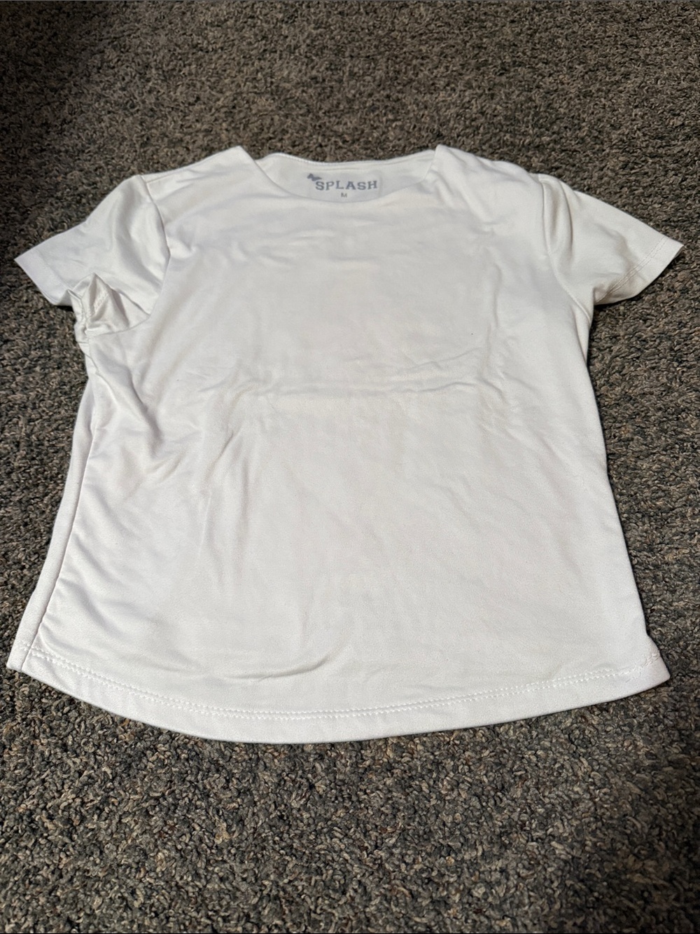 Splash Women's White Short Sleeve Crew Tee